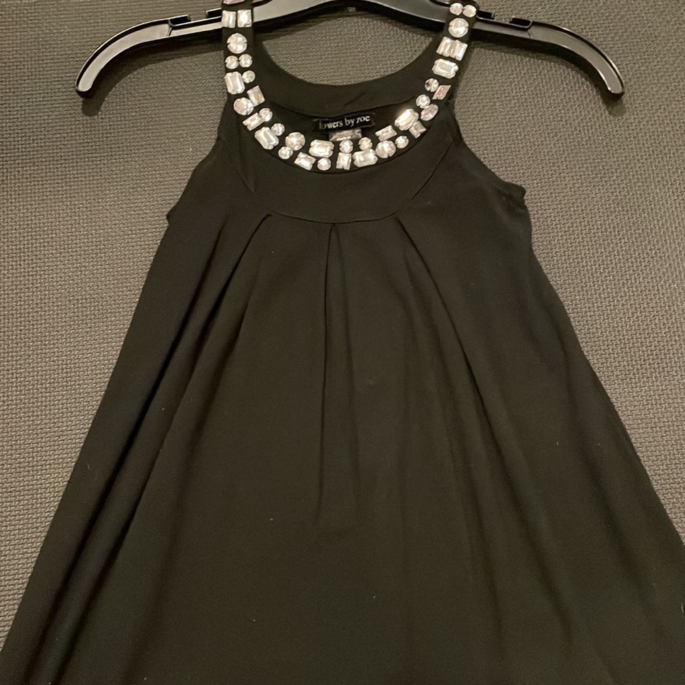 Flowers by Zoe Girls Dress size S (9/10) Black